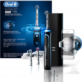 Oral-B Genius Pro 8000 Electronic Power Rechargeable Battery Electric Toothbrush with Bluetooth Connectivity, Black