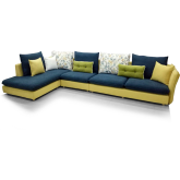 SH Connor Sectional Sofa 992 Blue