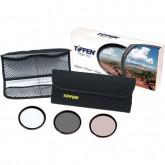  Tiffen 43mm Video Intro (DLX 3 Filter) Kit (UV Protector, ND 0.6, FLD Filters & 4 Pocket Pouch)