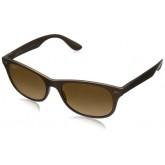 Ray-Ban ORB4207 6033T-555 Polarized Square Sunglasses Matte Brown