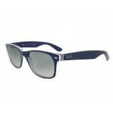 New Ray Ban RB2132 605371 Blue+ Clear Top/Grey Gradient 52mm Sunglasses