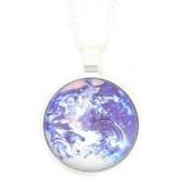Planet Earth Globe Necklace