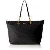 Calvin Klein Nylon Tote Bag Black/Gold