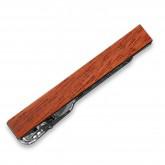 Wood Tie Clip, 1.5 Inch Macaranduba