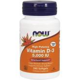 NOW Supplements, Vitamin D-3 5000 IU, 240 Softgels