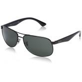 Ray-Ban Men's ORB3502 029/8561 Aviator Sunglasses Black