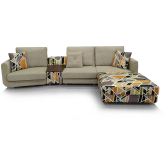 SH Connor Sectional Sofa 998 Brown