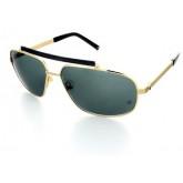 MontBlanc Men's MB455S Metal Sunglasses Green