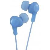 JVC HAFX5A Gumy Plus Inner Ear Headphones (Blue)