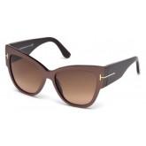 Sunglasses Tom Ford TF 371-F FT0371-F 50F Dark Brown/Other / Gradient Brown