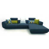 SH Connor Sectional Sofa 991 Blue