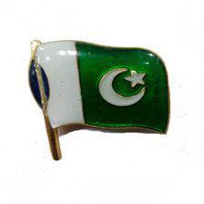 Pakistan Flag Metal Badge 