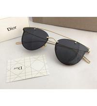 Dior Golden Frame Black Sunglasses Tajori