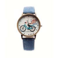 Blue Strap Bicycle Watch Tajori