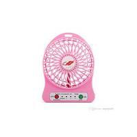 Arain shop USB Rechargeable Portable Fan mini with Cable - Pink Tajori