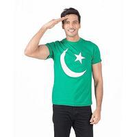 Mardaz Green Pakistan Flag Tshirt for Men Tajori