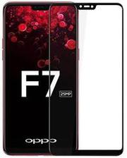 5D Tempered Glass Protector For OPPO F7 - Black Tajori