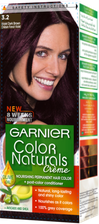Garnier Color Naturals Hair Color Creme Dark Violet Dark Brown 3.20 Tajori