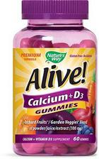 GNC Nature's Way Alive Calcium + D3 Gummies 60 Gummies Tajori