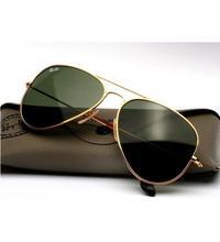 Ray Ban Aviator Sunglasses (Evergreen) Tajori