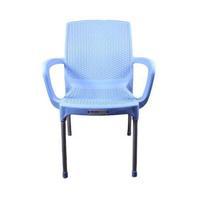 Pack of 4 - Patio Garden Chairs - Blue Tajori