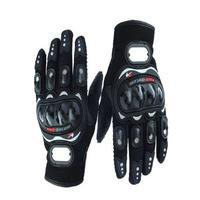 Â Motorbike Carbon Fiber Racing Gloves - Black Tajori