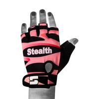 Weightlifting gym gloves Pink Tajori
