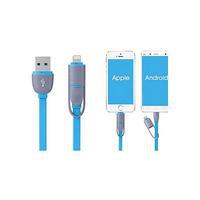 ATO USB Dual Data Cable - Blue Tajori