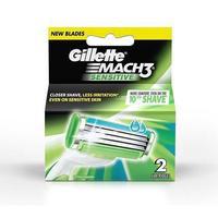 Gillette Mach3 Sensitive blades 2 carts Tajori