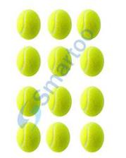 Pack Of 12 - Sports Tennis Cricket Ball - Green Tajori