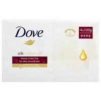 Dove Silk Cream Oil Bar Soap 100g (Imported) Tajori