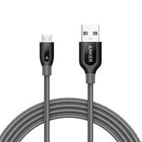 Anker PowerLine + Micro Cable 6ft - Gray Tajori