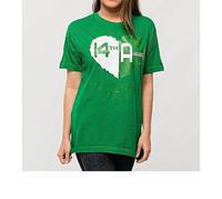 Pakistani 14th August heart printed t-shirt for women Tajori