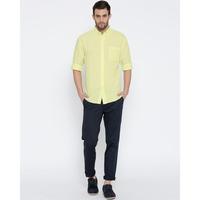Pale Yellow Shirt for Men Tajori