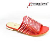 Red Stylish Sandal for Women Tajori