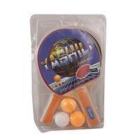 Pack of 2 Table Tennis Rackets With 3 Balls Tajori