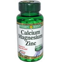 Nature's Bounty Calcium Magnesium Zinc 100 Coated Caplets Tajori