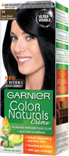 Garnier Color Naturals Hair Color Creme Dark Black 1+ Tajori