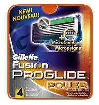 Gillette Fusion ProGlide Power Blade Refills, 4 Count Tajori