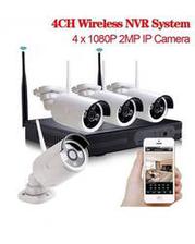 WiFi CCTV Cameras Kit 4 Channel NVR 4 x IP Wireless Cameras Tajori