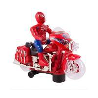 Spiderman - Sound and Rotating Lights Kids Motorcycle Tajori