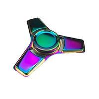 Rainbow 3D Triangle Fidget Spinner Tajori