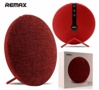 Remax RB-M9 Canvas Fabric Hi-Fi Stereo Wireless Bluetooth Speaker - Red Tajori
