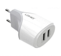 Ldnio A2268 Dual Usb Port Charger With Iphone Cable 2.1A Tajori