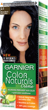 Garnier Color Naturals Hair Color Creme Blue Black 2.1 Tajori