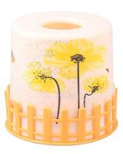 Tissue Roll Box - Latice Base - Yellow Tajori