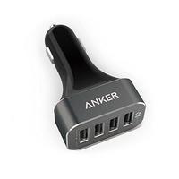 Anker 48W 4-Port USB Car Charger, PowerDrive Tajori