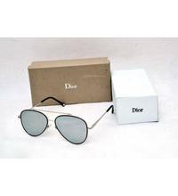 Dior Silver Frame Black Shaded Sunglasses Tajori