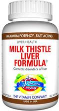 The Vitamin Company Milk Thistle Liver Formula 20 Capsules Tajori