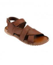 Brown Leather Sandal SPK-061